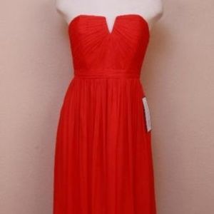 J Crew Nadia Dress Coral Sz 2